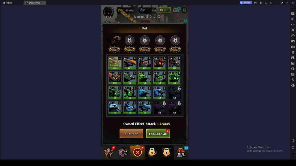 Deploy the Best Pets to the Shadow War: Idle RPG Survival Battlefield