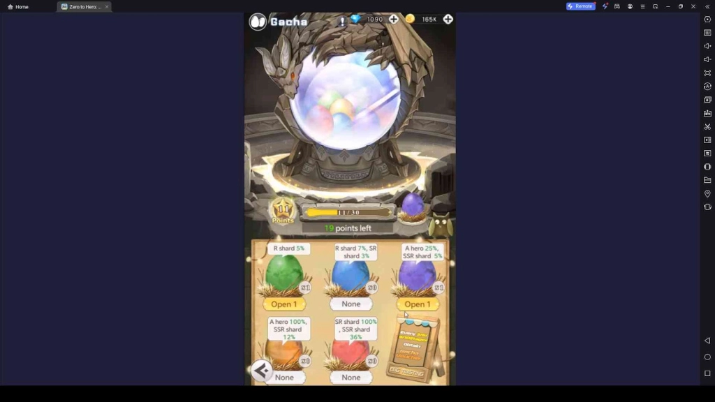 Use the Gacha Machine
