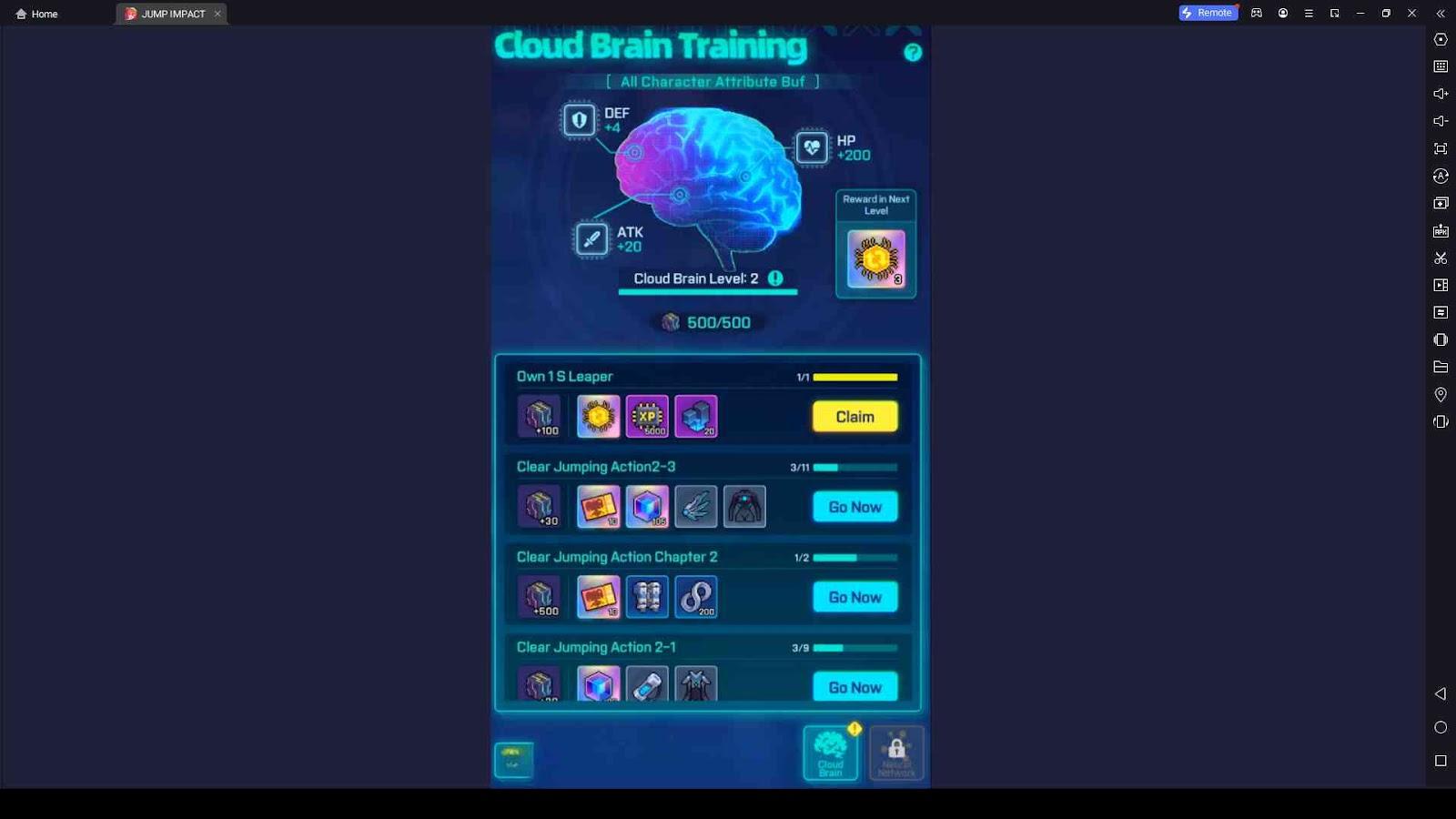 Buff the Team with Brain Training