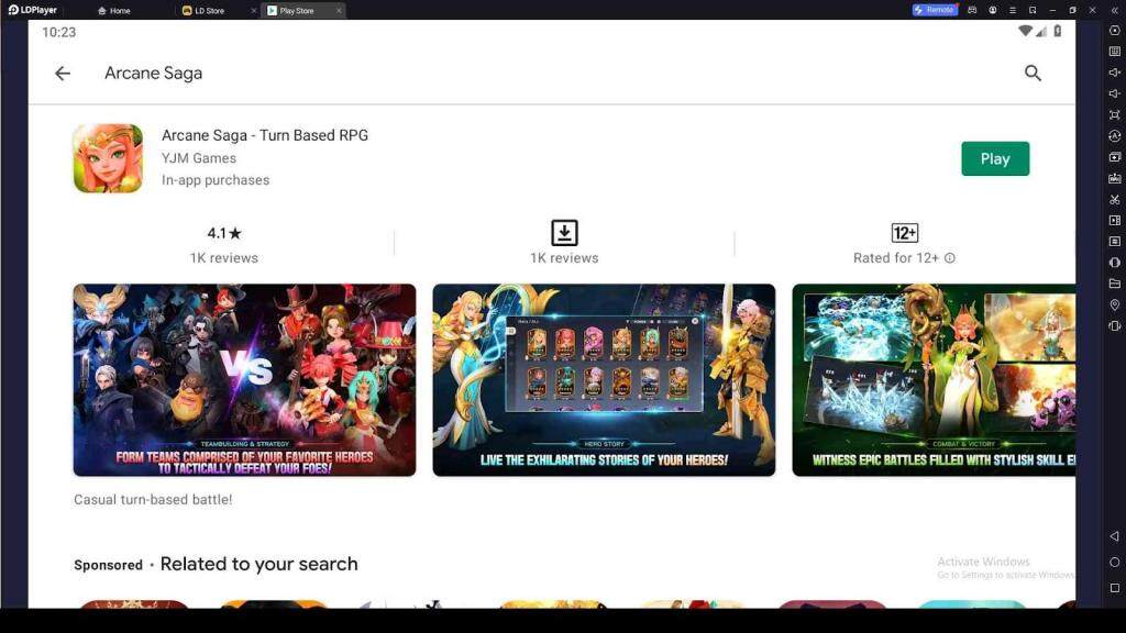Playing Arcane Saga on PC with Emulators