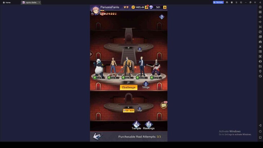 Challenge Floors in the Tomb of the Star