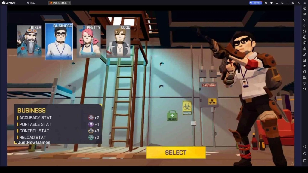 Choose a Character First