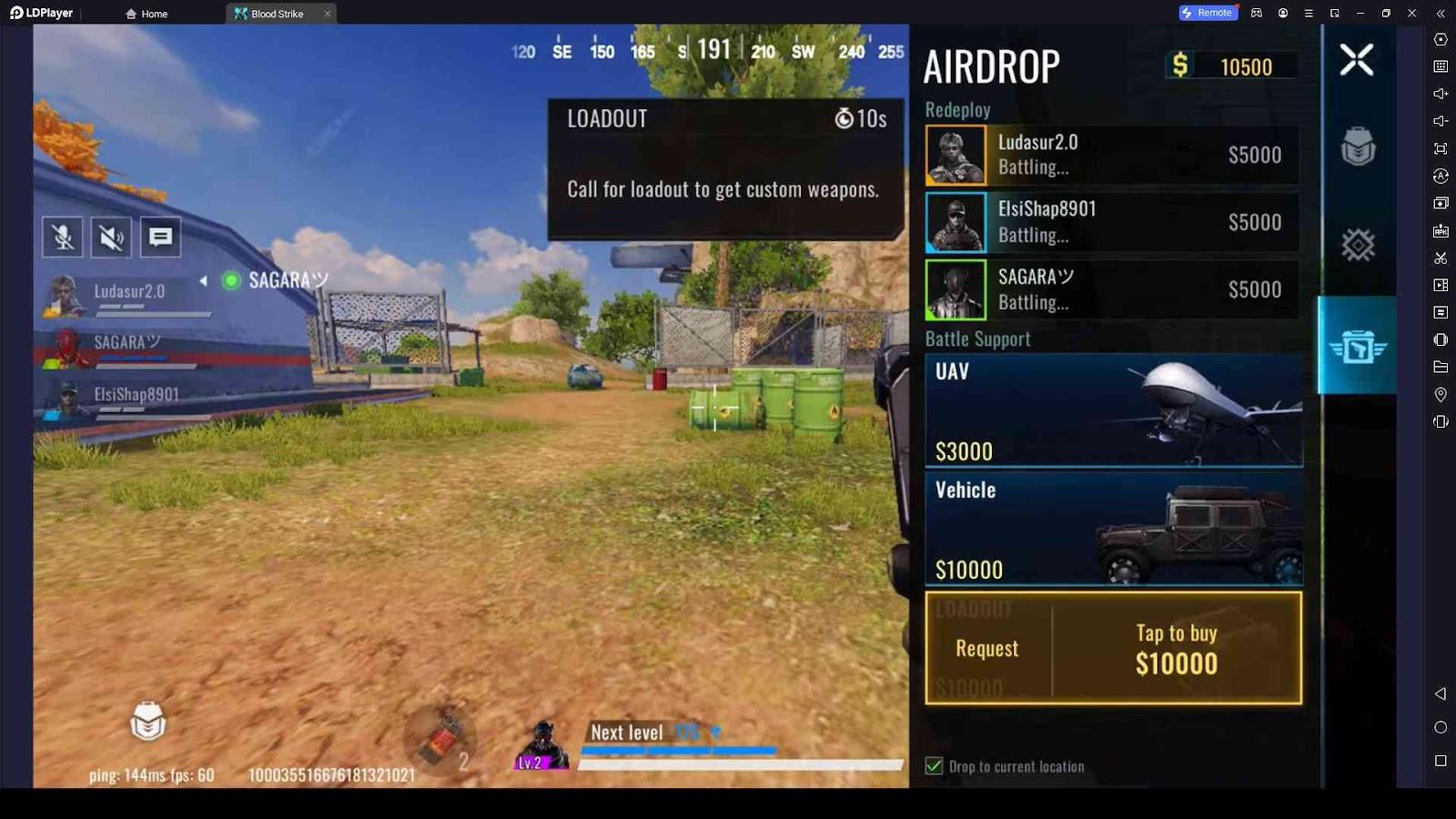 Call for Loadout Airdrops