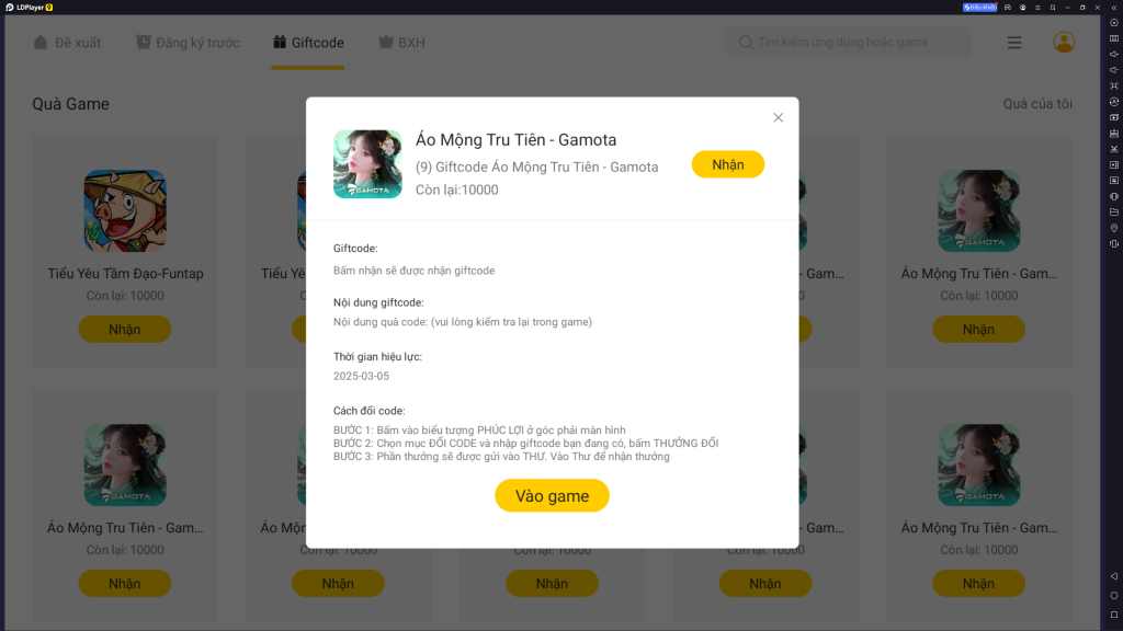 Ảo Mộng Tru Tiên: tổng hợp giftcode tân thủ, hướng dẫn cách nhập code mới nhất