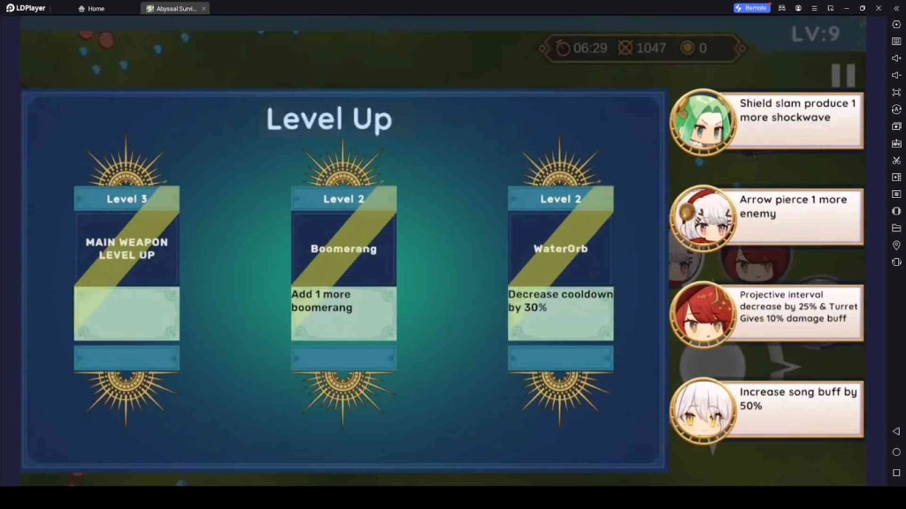 Skill Selection