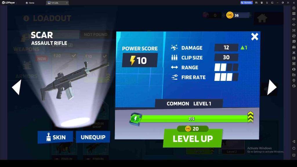 Choose the Best Weapons and Armor and Level Them Up