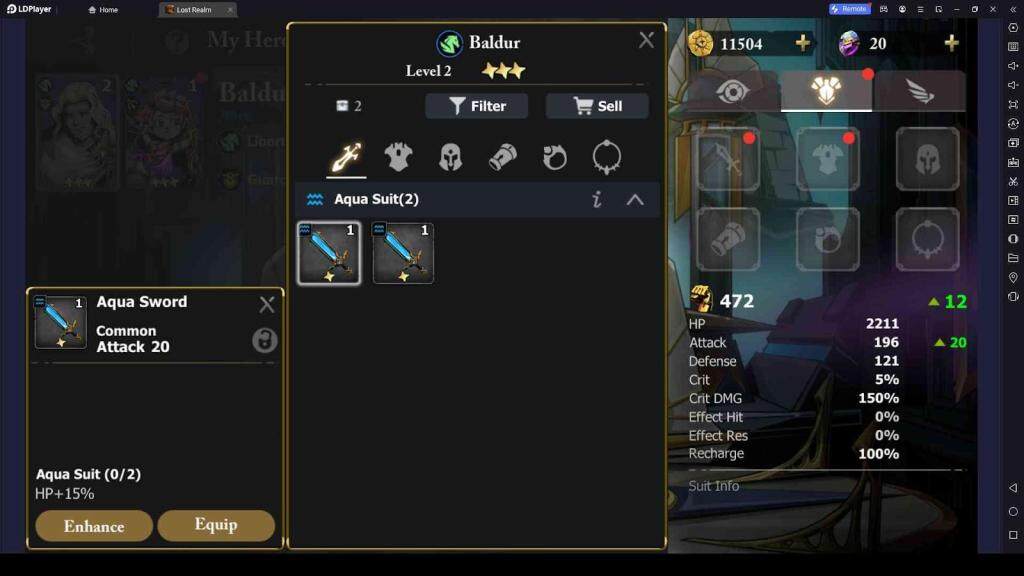 Upgrade the Heroes with the Best Gear