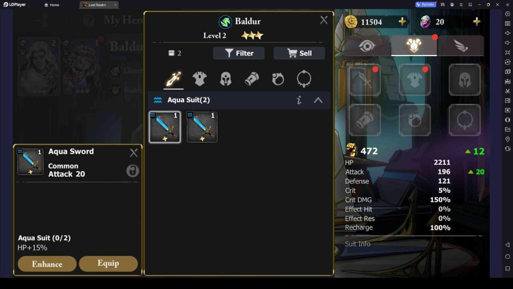 Upgrade the Heroes with the Best Gear