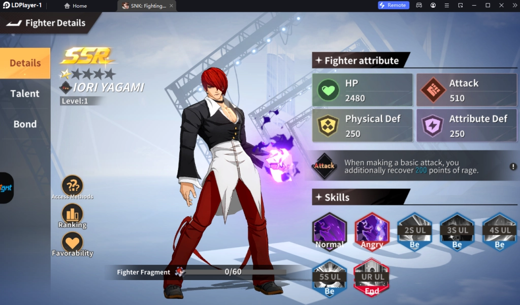 SNK: Fighting Masters (Global) แนะนำ Tier List ตัวละครที่ควรหาใช้ยาวๆ โครตเก่งต้องติดไว้ในไอดีน่าปั้น!! (มือใหม่) บน LDPlayer9