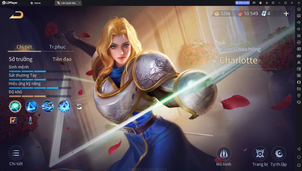 Liên Quân Mobile: Cách Chơi Cơ Bản Tướng Mới Charlotte