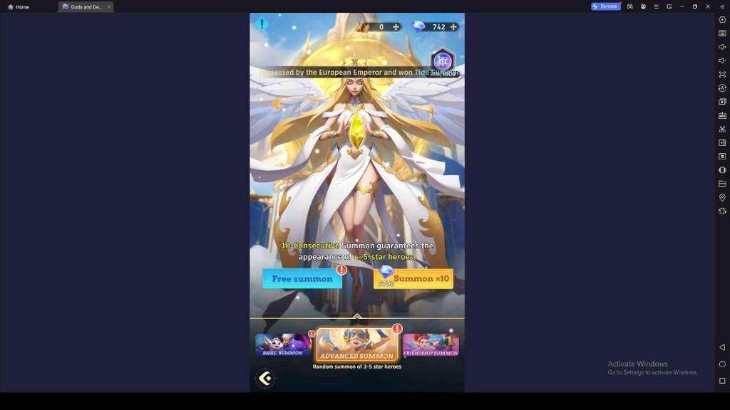 Summon Heroes in Gods and Demons - Idle RPG
