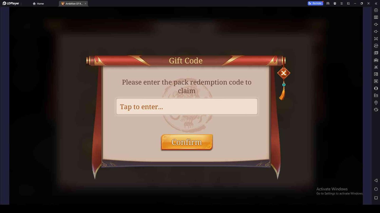 Redeeming Your Codes in Ambition of Kings