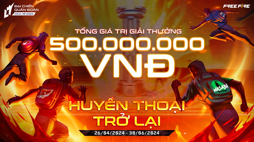 Free Fire: Chi tiết Quân Đoàn Chiến - Đại Chiến Quân Đoàn mùa hè 2024 game thủ cần biết