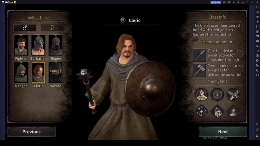 Cleric Class 
