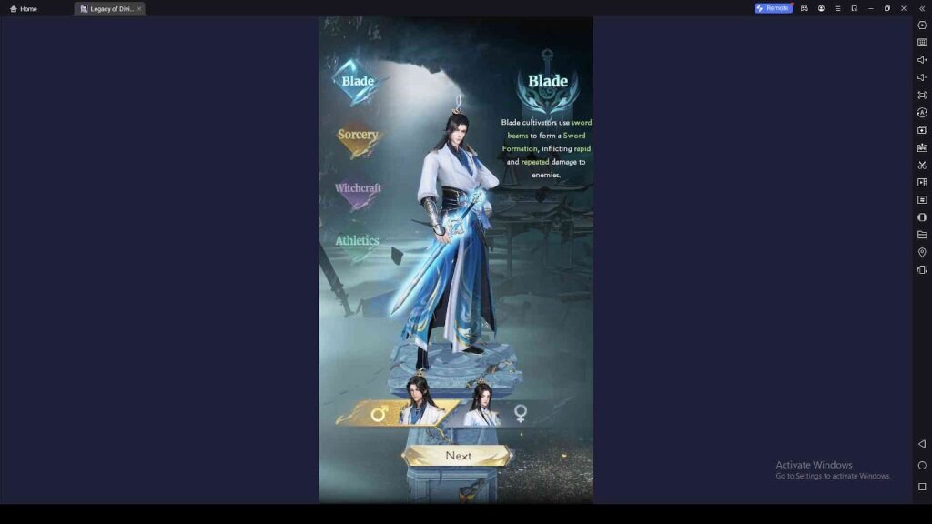 Start with the Best Class in Legacy of Divinity