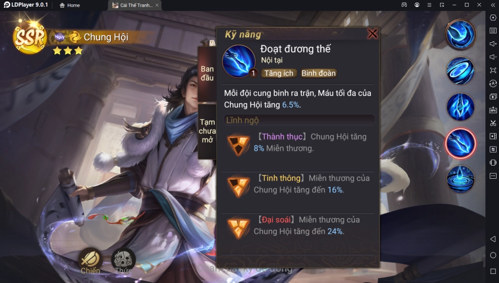 Garena Cái Thế Tranh Hùng: Hướng Dẫn Build Chung Hội - Siêu Trợ Thủ