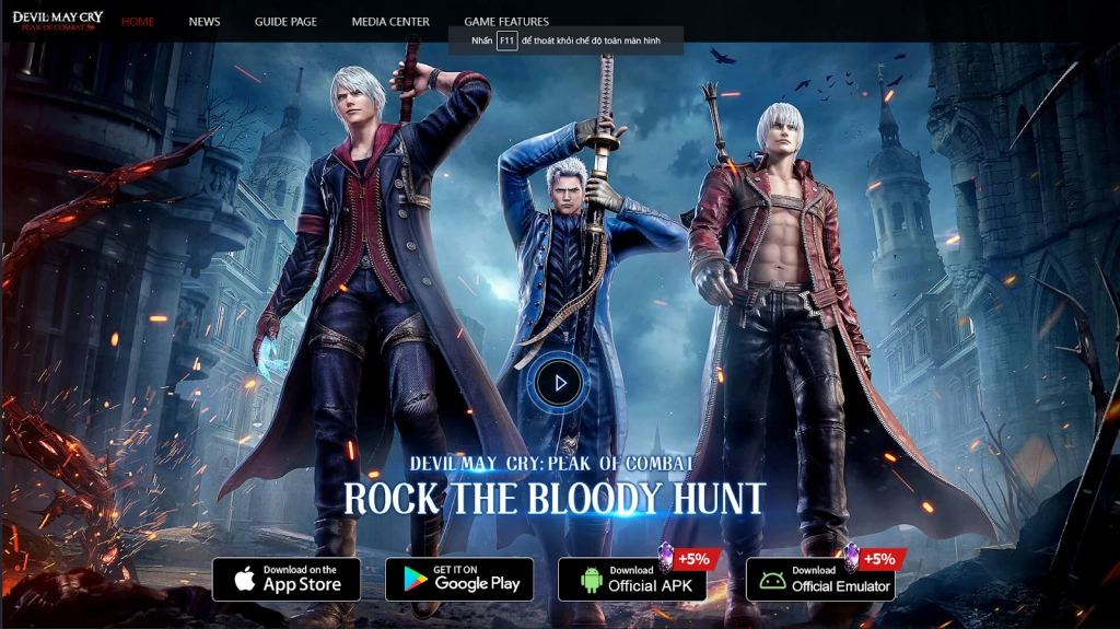 Devil May Cry: Peak of Combat tổng hợp giftcode và hướng dẫn cách nhập