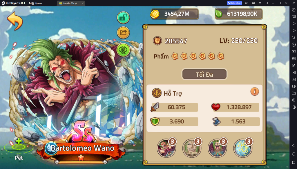 Huyền Thoại Hải Tặc: Review & Build Cơ Bản Tướng Mới Bartolomeo Wano - Phòng Thủ Tuyệt Đối