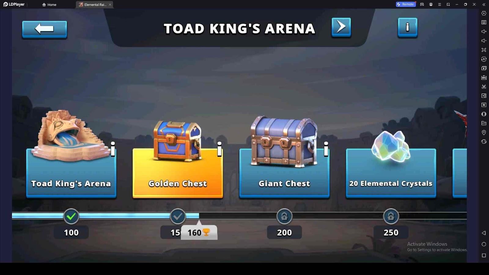 Elemental Raiders Toad King’s Arena for Awesome Benefits