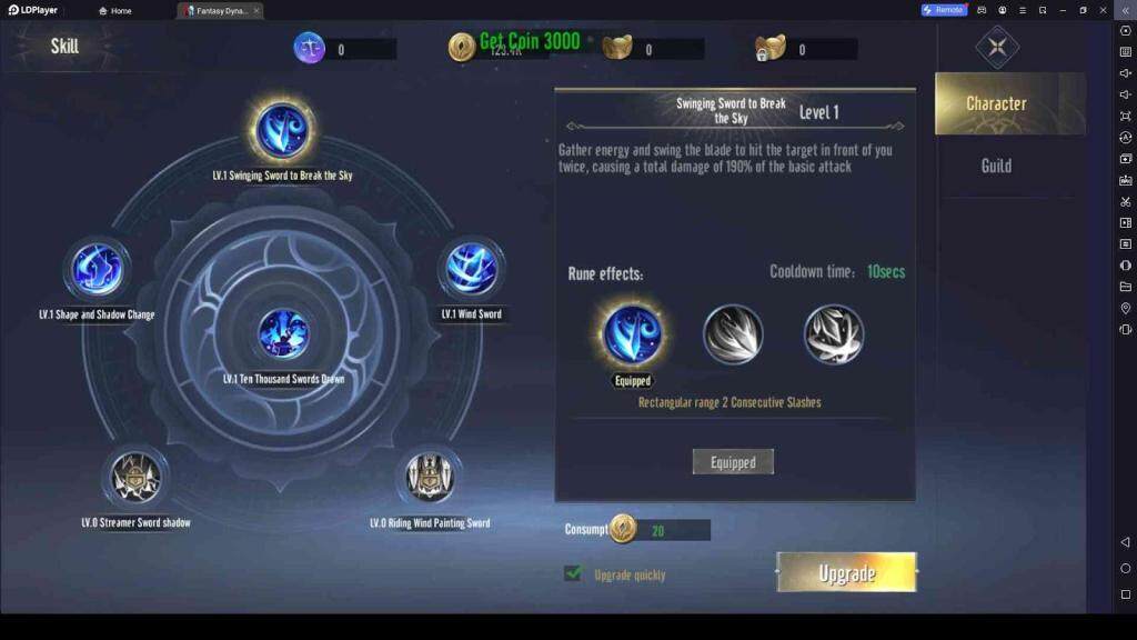 Upgrade the Skills