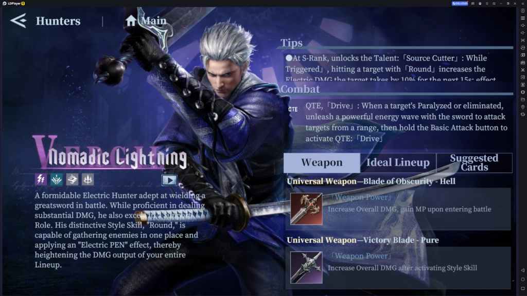 DEVIL MAY CRY: PEAK OF COMBAT Bảng xếp hạng nhân vật / TIER LIST