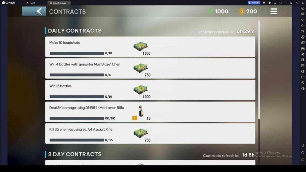 Work on Daily Contracts, too