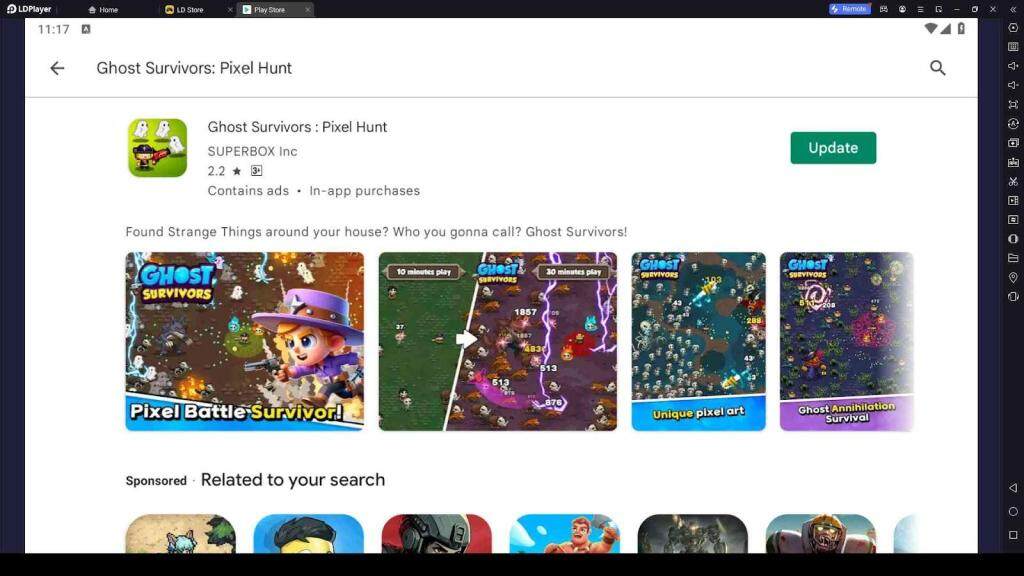 Playing Ghost Survivors: Pixel Hunt on PC with LDPlayer