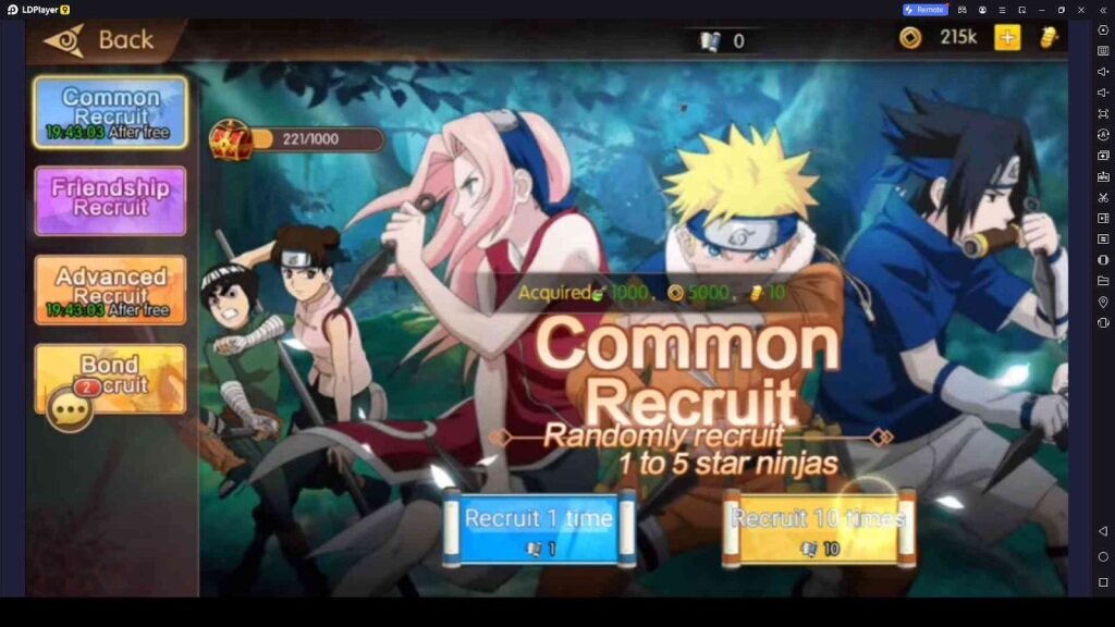 Recruit the Strongest Ninjas in Jutsu Abyss Chakra Unleashed