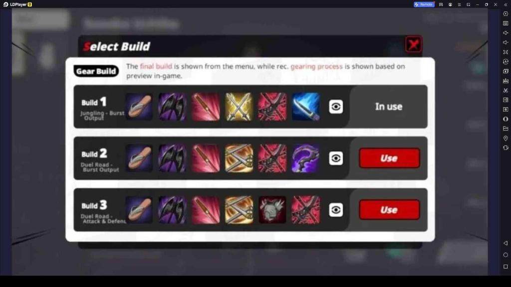 JUMP: Assemble Item Build