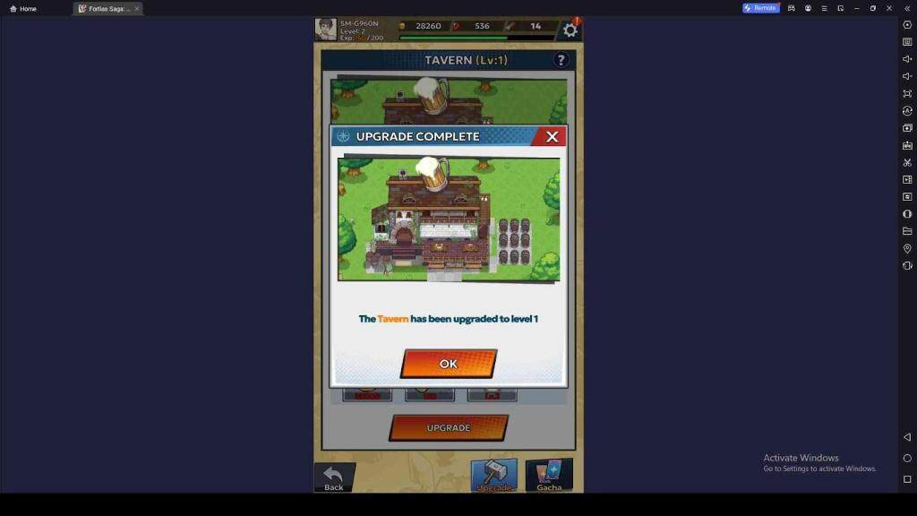 Build and Upgrade the Town Buildings in Fortias Saga: Action Adventure