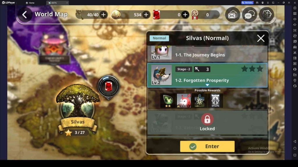 Start the Gameplay with Adventure