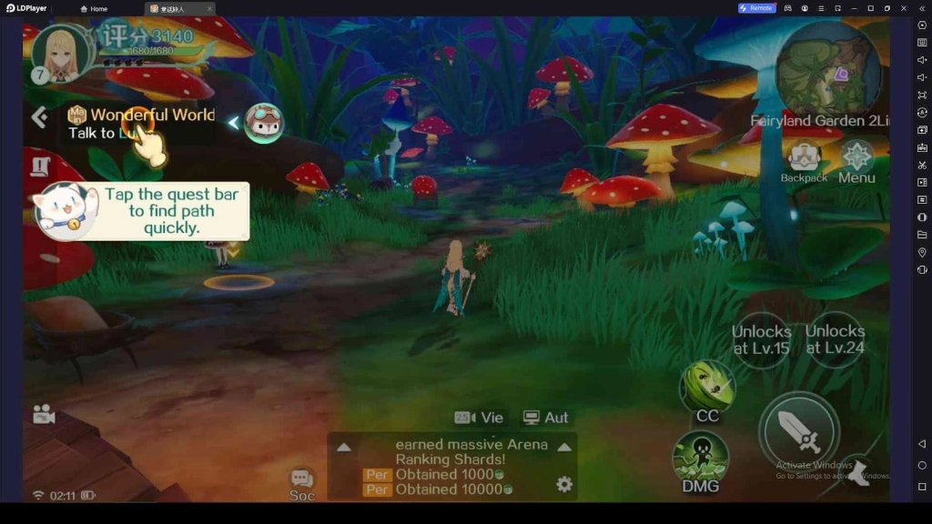 Questing in Fairy Tale Traveler M