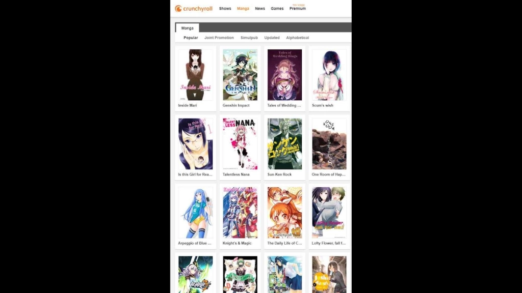 CRUNCHYROLL MANGA