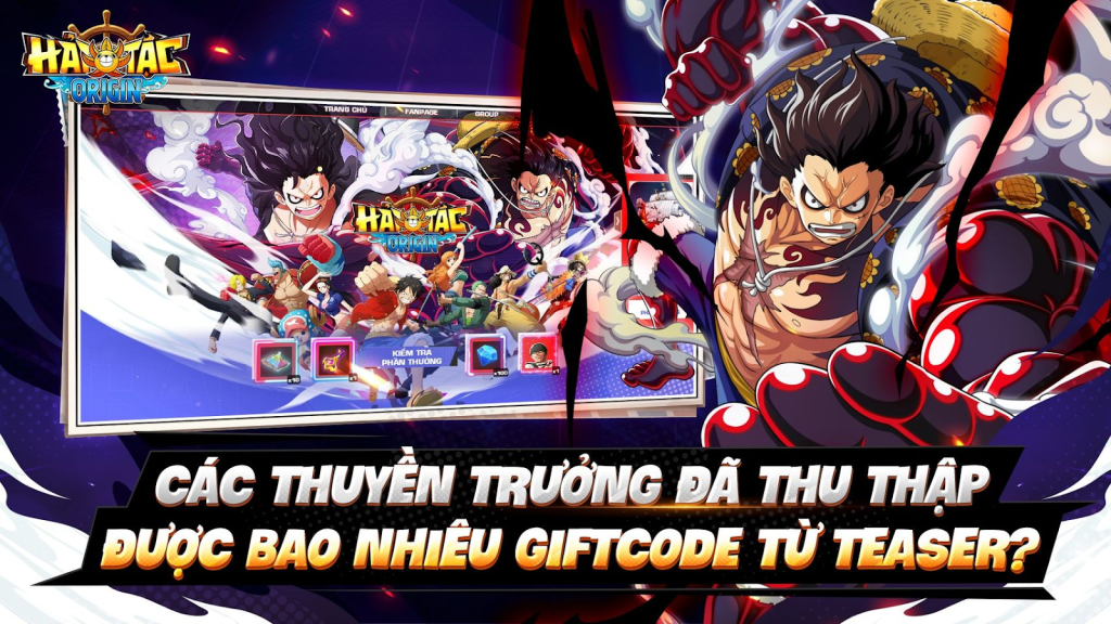 Hải Tặc Origin: Tổng Hợp Giftcode Tân Thủ & Sự Kiện Đầu Game, Cách Nhập Giftcode