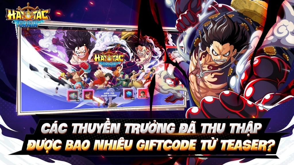 Hải Tặc Origin: Tổng Hợp Giftcode Tân Thủ & Sự Kiện Đầu Game, Cách Nhập Giftcode