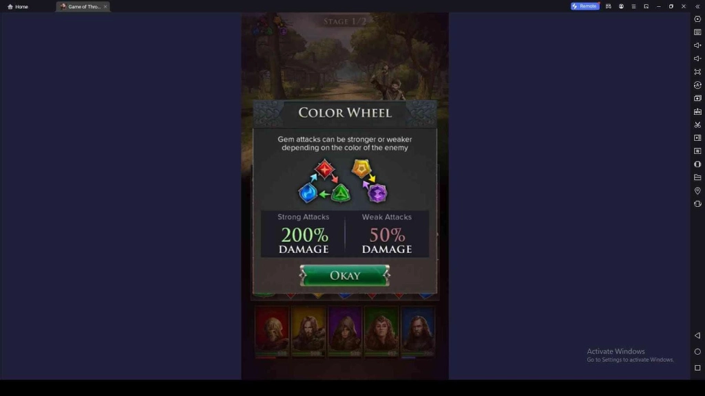 Take Actions According to the Color Wheel