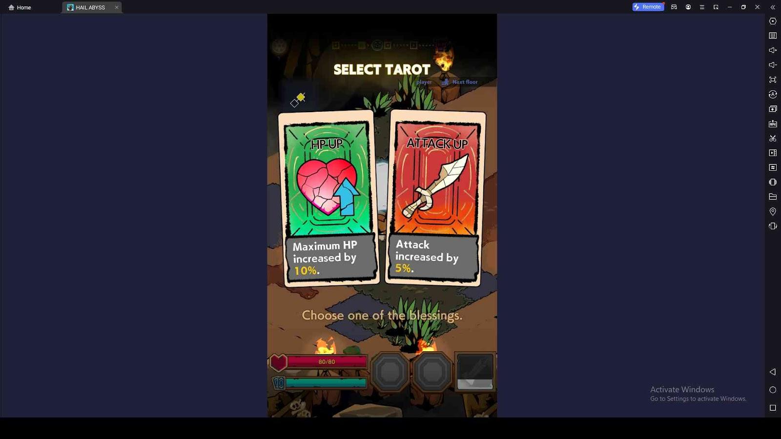 Beat More Enemies for Tarot Cards