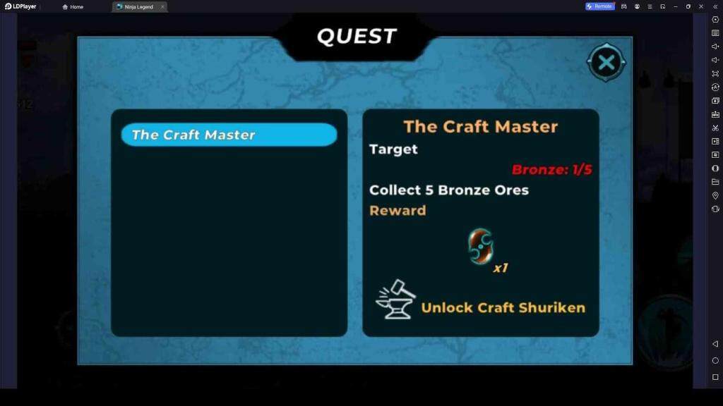 Progress on Quests