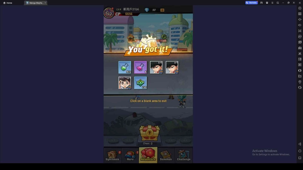 Adventure Chests for Amazing Rewards in Manga Mayhem: Unity