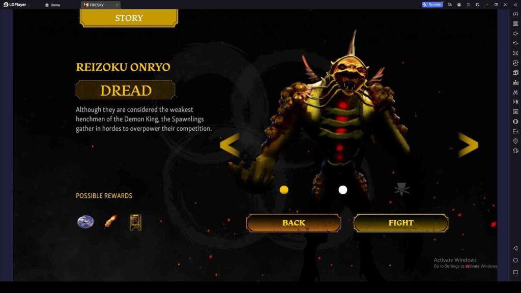 Go Through the FIRESKY Adventurous Story Mode