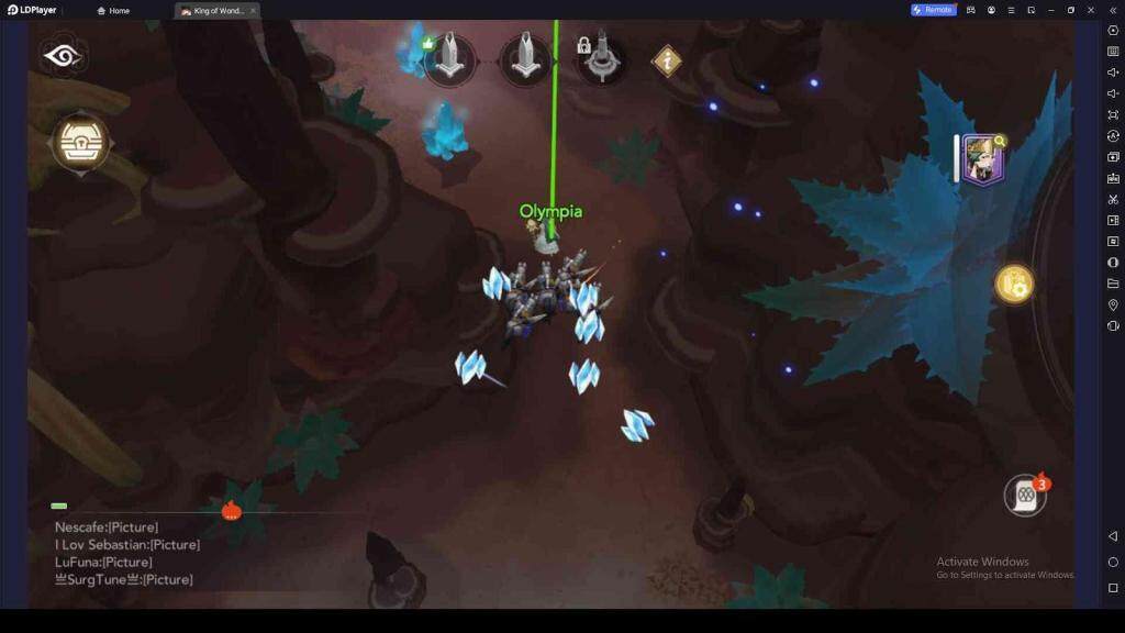 Gather Resources in King of Wonders