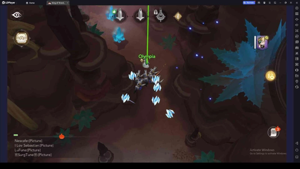 Gather Resources in King of Wonders