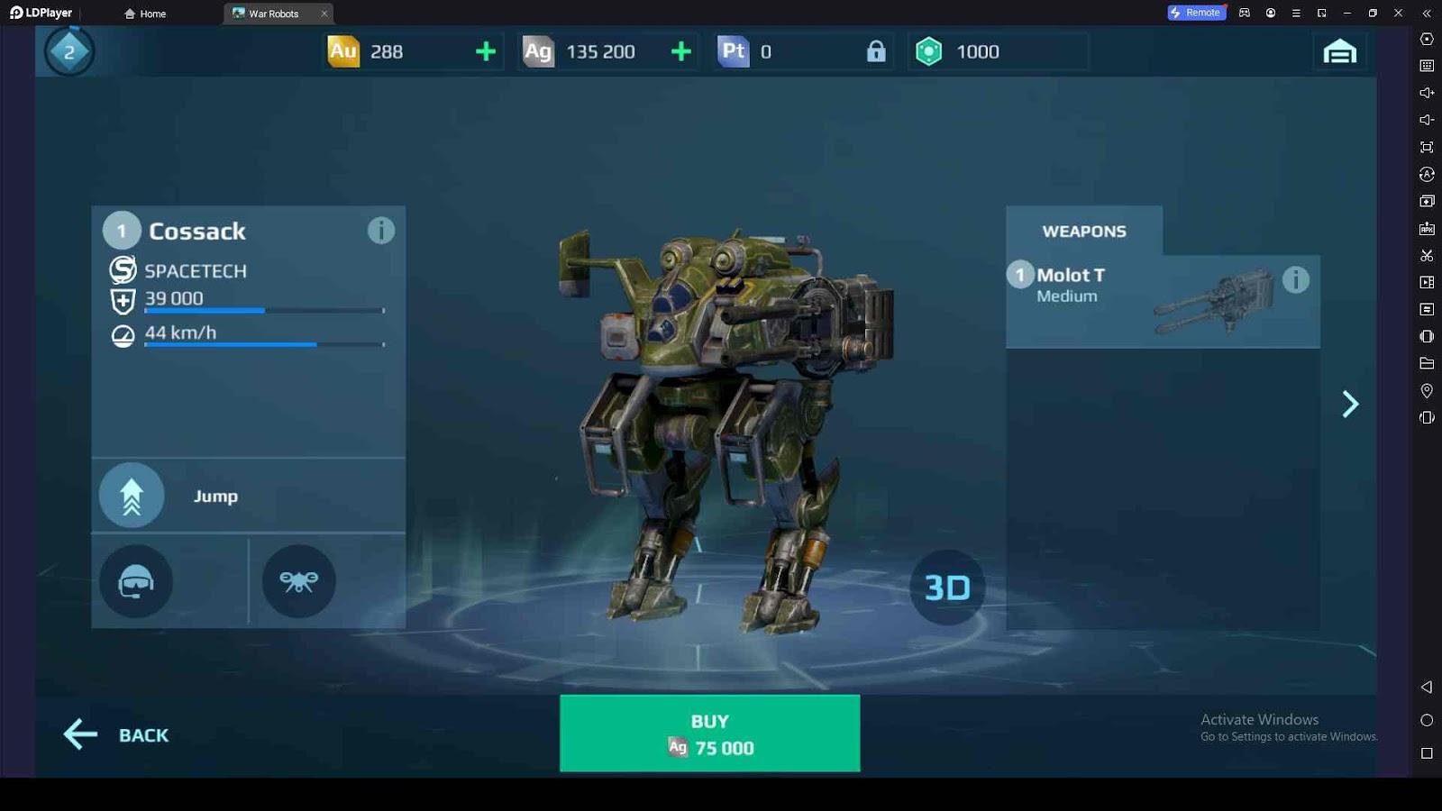 Purchase the Best War Robots to Battle