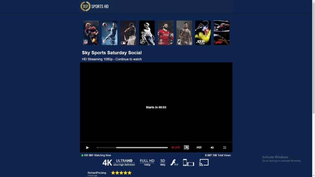 What are the Features of VIPLeague