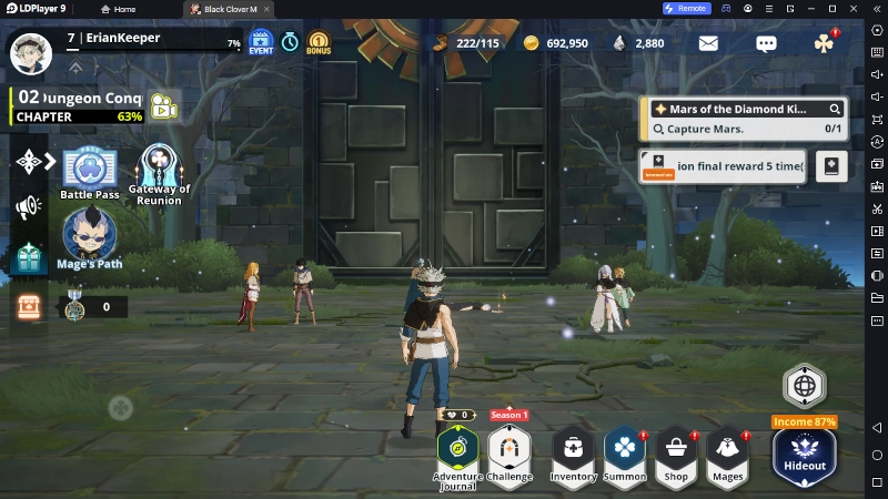 Играть в Black Clover M: Rise Of The Wizard King на ПК-4