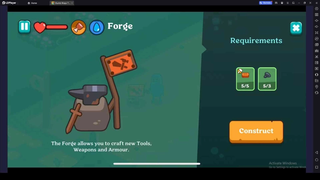 Construct Buildings and Upgrade Them 