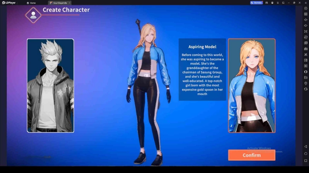 Creating a Character