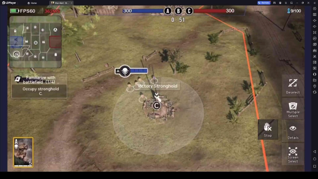 War Alert: WWII PvP RTS Controls