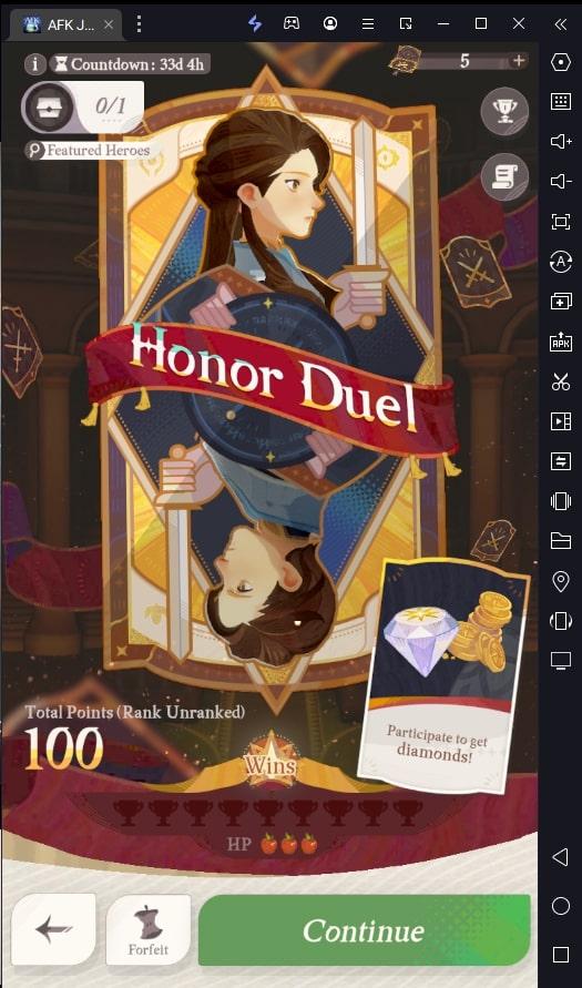 AFK Journey Honor Duel Guide - How to Obtain All Rewards