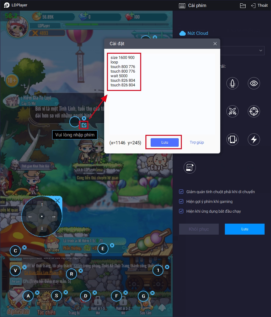 MapleStory R: Evolution-VN: cách vượt ải tự động bằng lệnh Macro mới nhất với giả lập